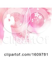 Save The Date Decorative Invitation With Floral Watercolour Design