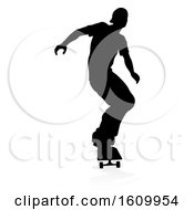Poster, Art Print Of Skater Skateboarder Silhouette
