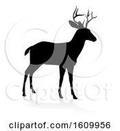 Poster, Art Print Of Deer Animal Silhouette