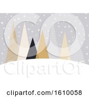 Poster, Art Print Of Scandinavian Style Christmas Background