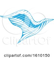 Poster, Art Print Of Sketched Blue Eagle