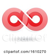 Clipart Of A Red Infinity Symbol Royalty Free Vector Illustration