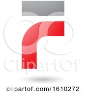 Poster, Art Print Of Red And Gray Letter F
