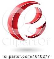 Clipart Of A Red Letter E Royalty Free Vector Illustration