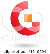 Clipart Of A Red And Orange Letter G Royalty Free Vector Illustration