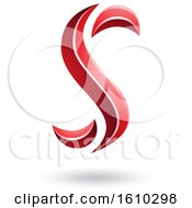Clipart Of A Red Letter S Royalty Free Vector Illustration
