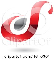 Clipart Of A Red And Gray Letter S Royalty Free Vector Illustration