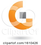 Poster, Art Print Of Orange And Gray Letter G