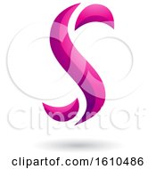 Clipart Of A Magenta Letter S Royalty Free Vector Illustration