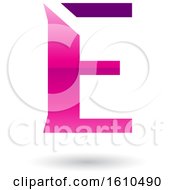 Poster, Art Print Of Magenta Letter E