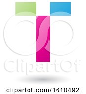 Clipart Of A Letter T Royalty Free Vector Illustration by cidepix