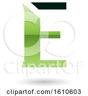 Poster, Art Print Of Green Letter E