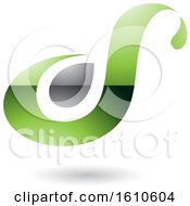 Poster, Art Print Of Green And Gray Letter S