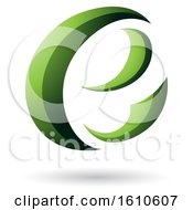 Clipart Of A Green Letter E Royalty Free Vector Illustration