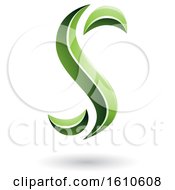 Clipart Of A Green Letter S Royalty Free Vector Illustration