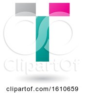 Clipart Of A Letter T Royalty Free Vector Illustration by cidepix