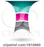 Clipart Of A Layered Letter T Royalty Free Vector Illustration by cidepix