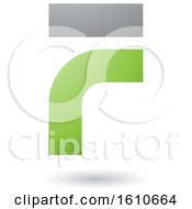 Poster, Art Print Of Green And Gray Letter F