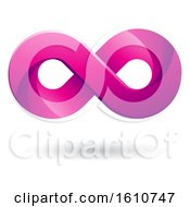 Poster, Art Print Of Magenta Infinity Symbol