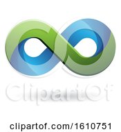 Poster, Art Print Of Blue And Green Infinity Symbol