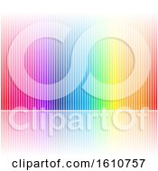 Clipart Of A Colorful Stripes Background Royalty Free Vector Illustration by cidepix