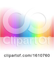 Clipart Of A Colorful Stripes Background Royalty Free Vector Illustration
