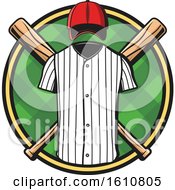 Poster, Art Print Of Baseball Design