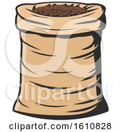Clipart Of A Coffee Design Royalty Free Vector Illustration by Vector Tradition SM