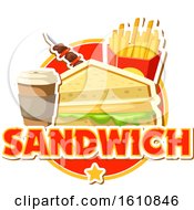 Clipart Of A Fast Food Royalty Free Vector Illustration