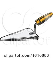 Clipart Of A Trowel Royalty Free Vector Illustration