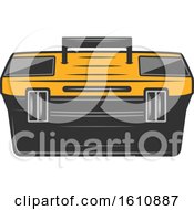 Clipart Of A Tool Box Royalty Free Vector Illustration