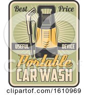Clipart Of A Vintage Style Automotive Sign Royalty Free Vector Illustration