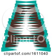 Clipart Of A Letter A Logo Design Royalty Free Vector Illustration
