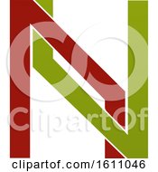 Clipart Of A Letter N Logo Design Royalty Free Vector Illustration by Vector Tradition SM