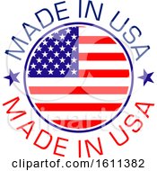 Poster, Art Print Of Made In The Usa Design