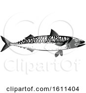 Black And White Mackerel Fish