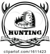 Black And White Hunting Design