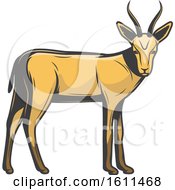 Poster, Art Print Of Antelope Hunting Design
