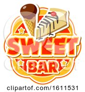 Clipart Of A Sweet Bar Food Design Royalty Free Vector Illustration