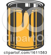 Clipart Of A Paint Design Royalty Free Vector Illustration