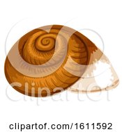 Clipart Of A Sea Shell Royalty Free Vector Illustration by Vector Tradition SM