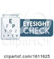Clipart Of An Eye Sight Design Royalty Free Vector Illustration