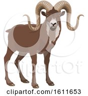 Clipart Of An Antelope Royalty Free Vector Illustration by Vector Tradition SM