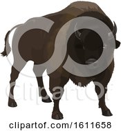 Poster, Art Print Of Dark Bison