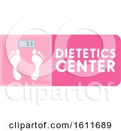 Clipart Of A Dietetics Center Design Royalty Free Vector Illustration