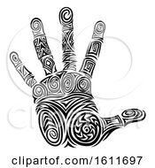 Hand Abstract Pattern Concept Design