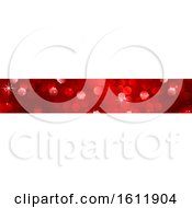 Poster, Art Print Of Sparkly Red Christmas Website Banner