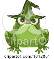 Poster, Art Print Of Frog Wearing A Witch Hat