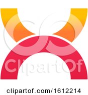 Clipart Of A Letter X Royalty Free Vector Illustration