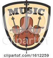 Poster, Art Print Of Bass And Cello Music Design